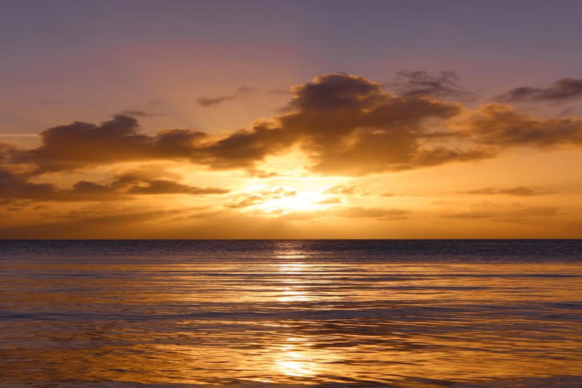 Coucher du soleil en Martinique