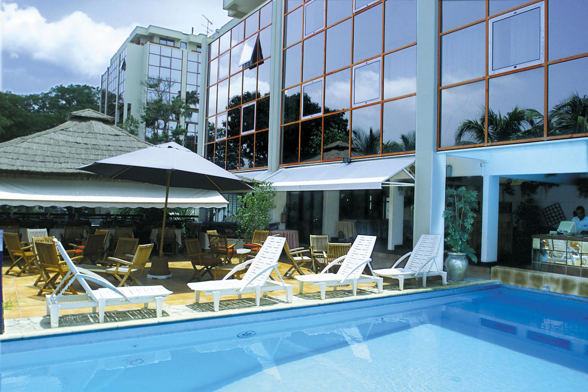 The swimming pool