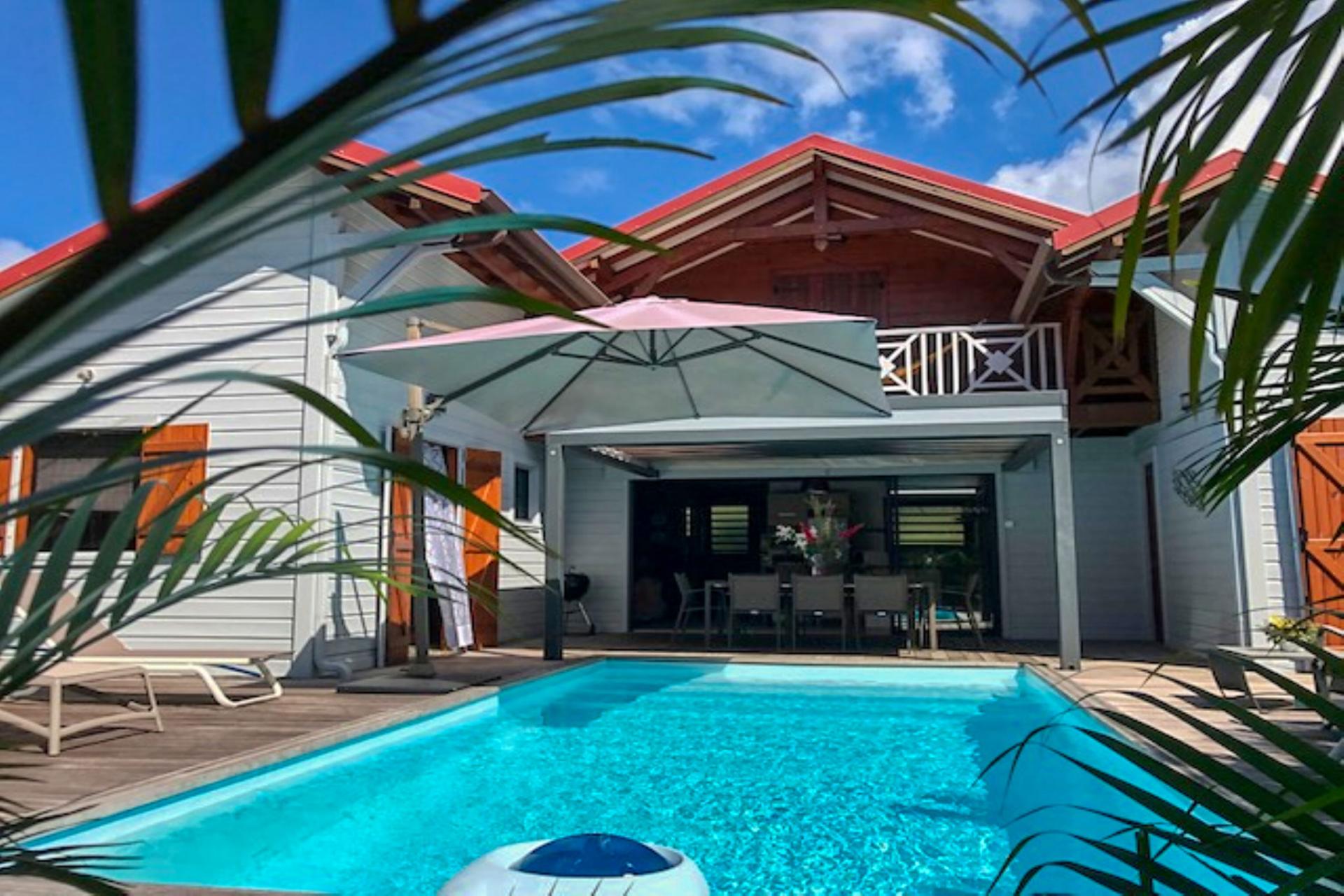 Rental villa Bouillante Guadeloupe - overview