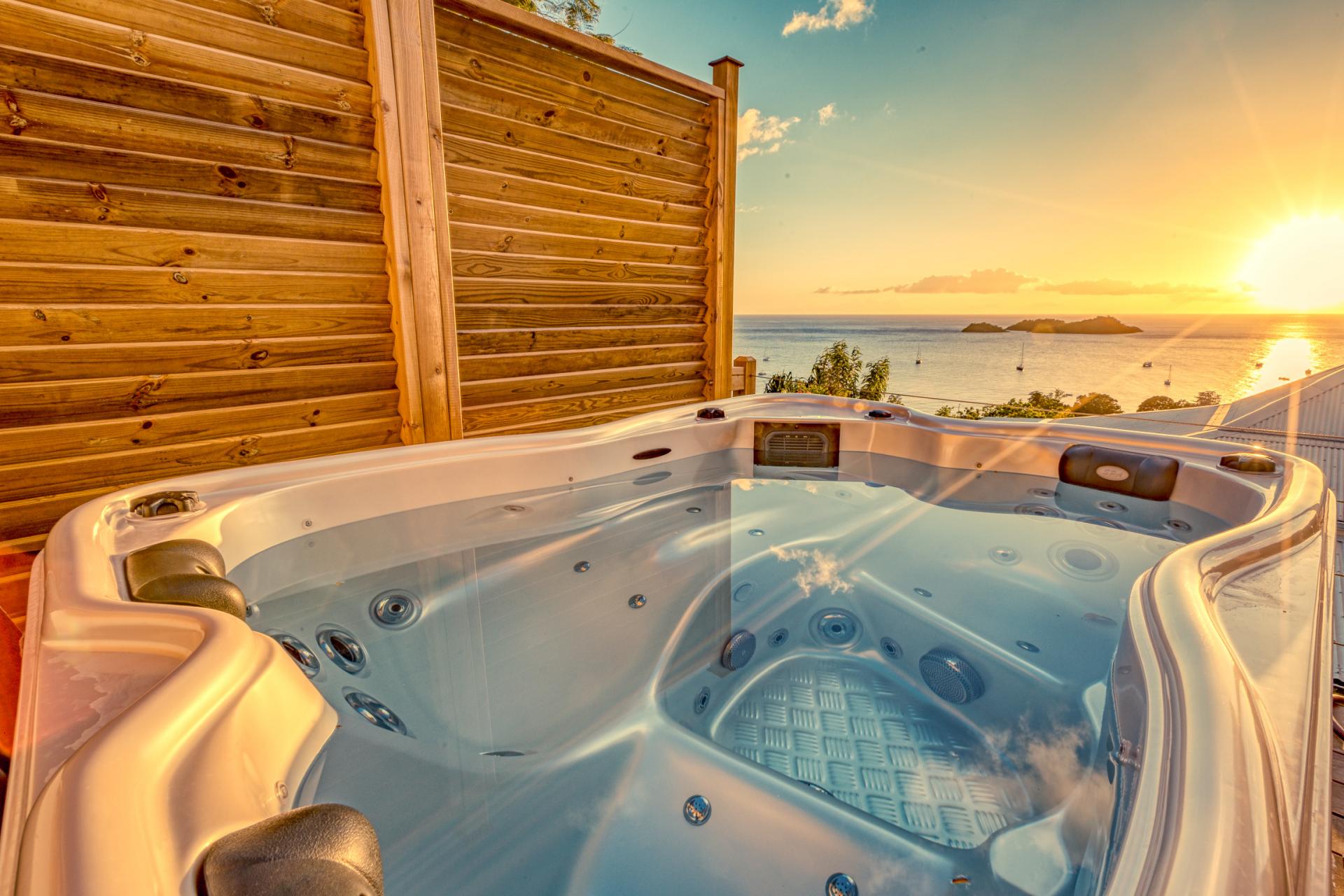 Villa Bouillante Guadeloupe__Coucher du soleil