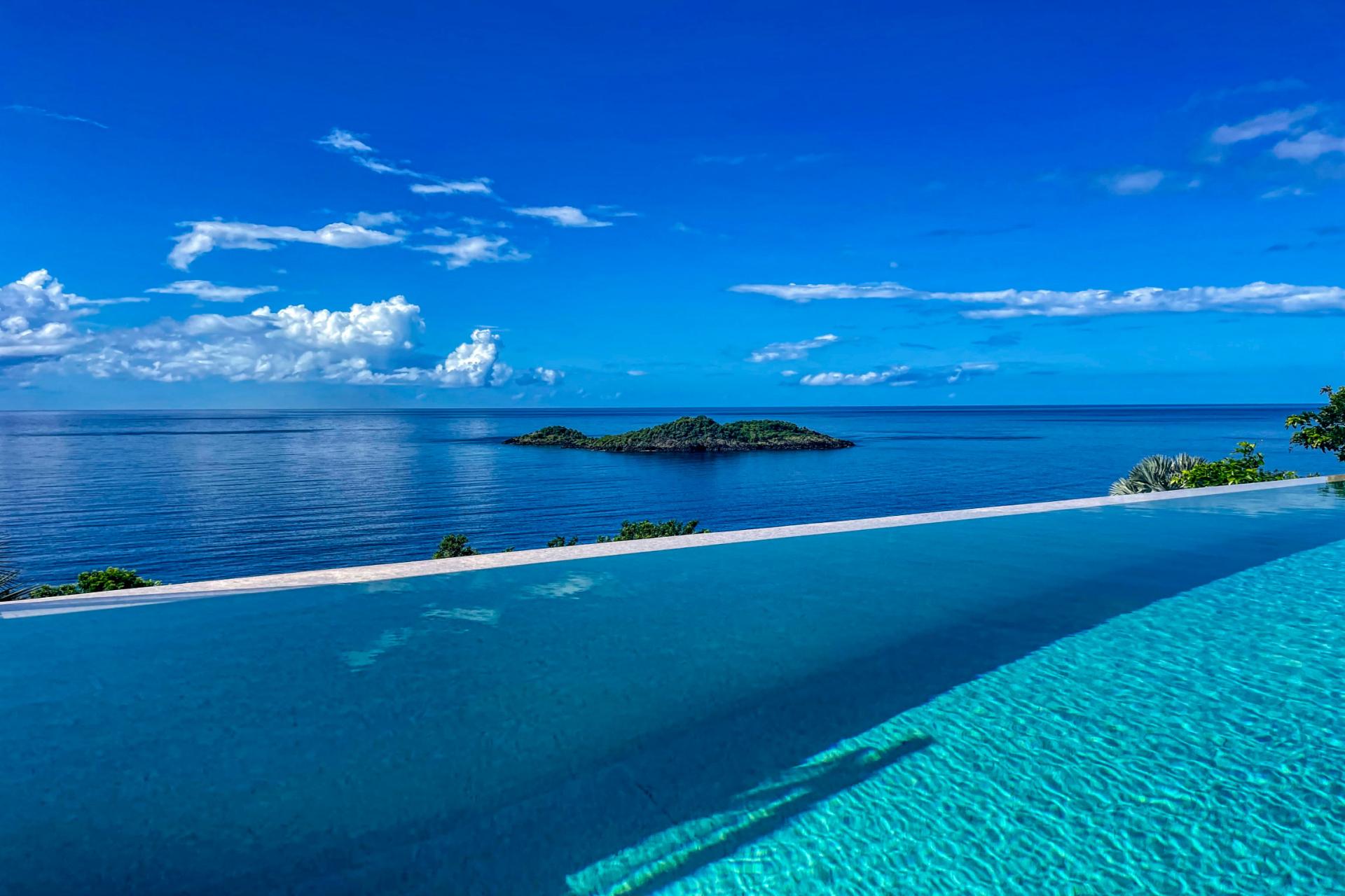 A louer villa face Ilets Pigeon Bouillante Guadeloupe - Vue Mer