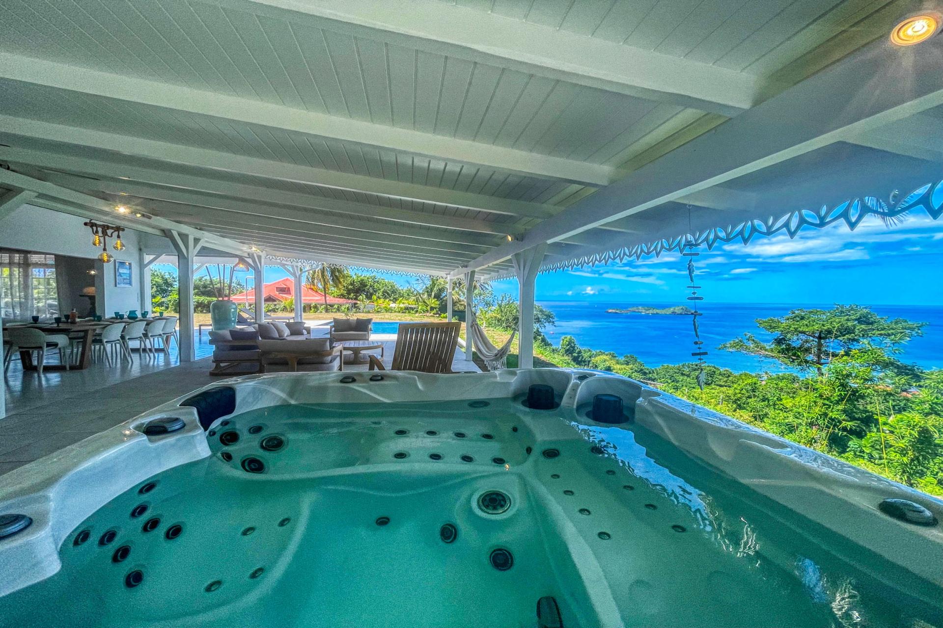 1.Location villa piscine vue mer Bouillante Guadeloupe_Vue mer