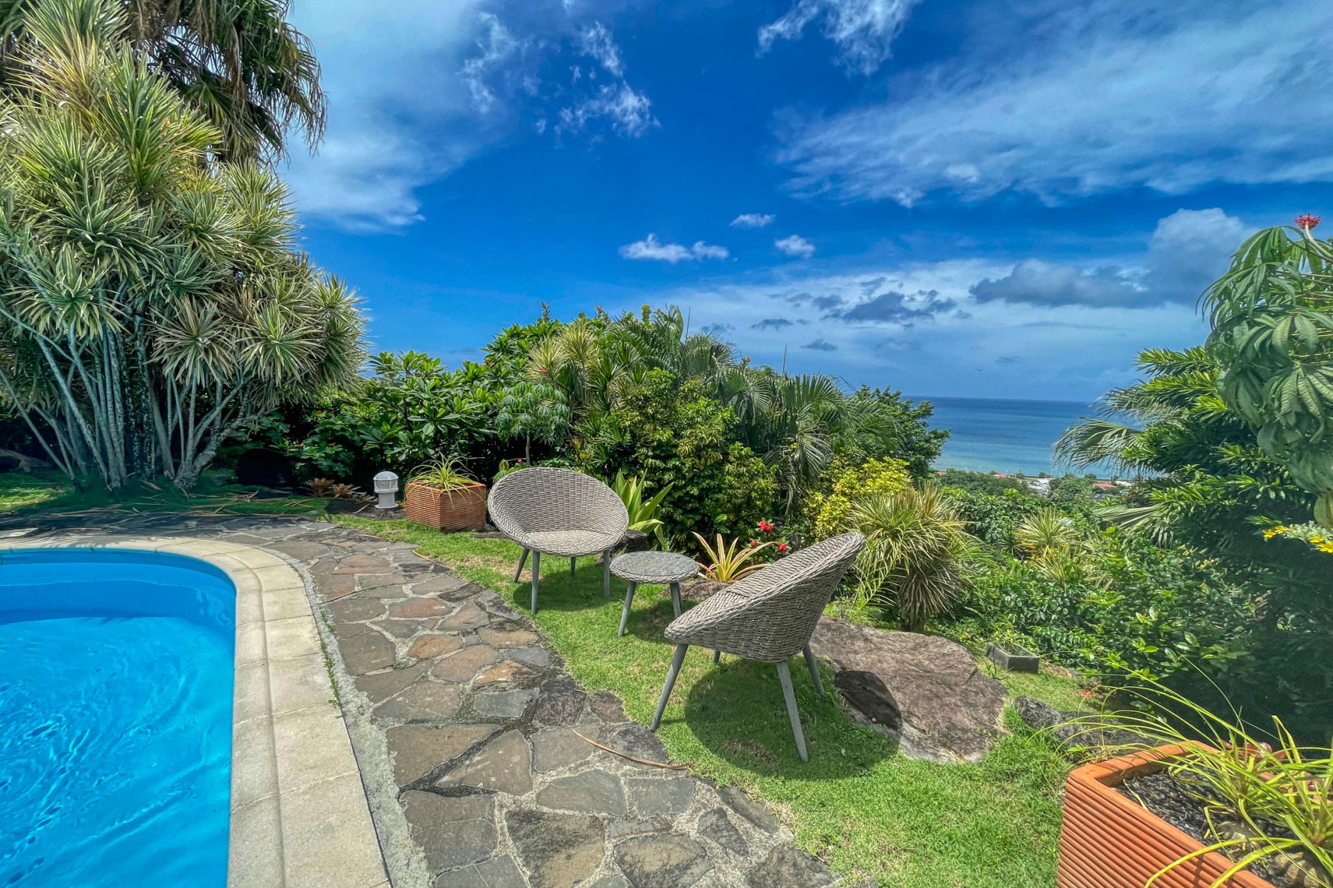 Villa Deshaies Guadeloupe__espace détente
