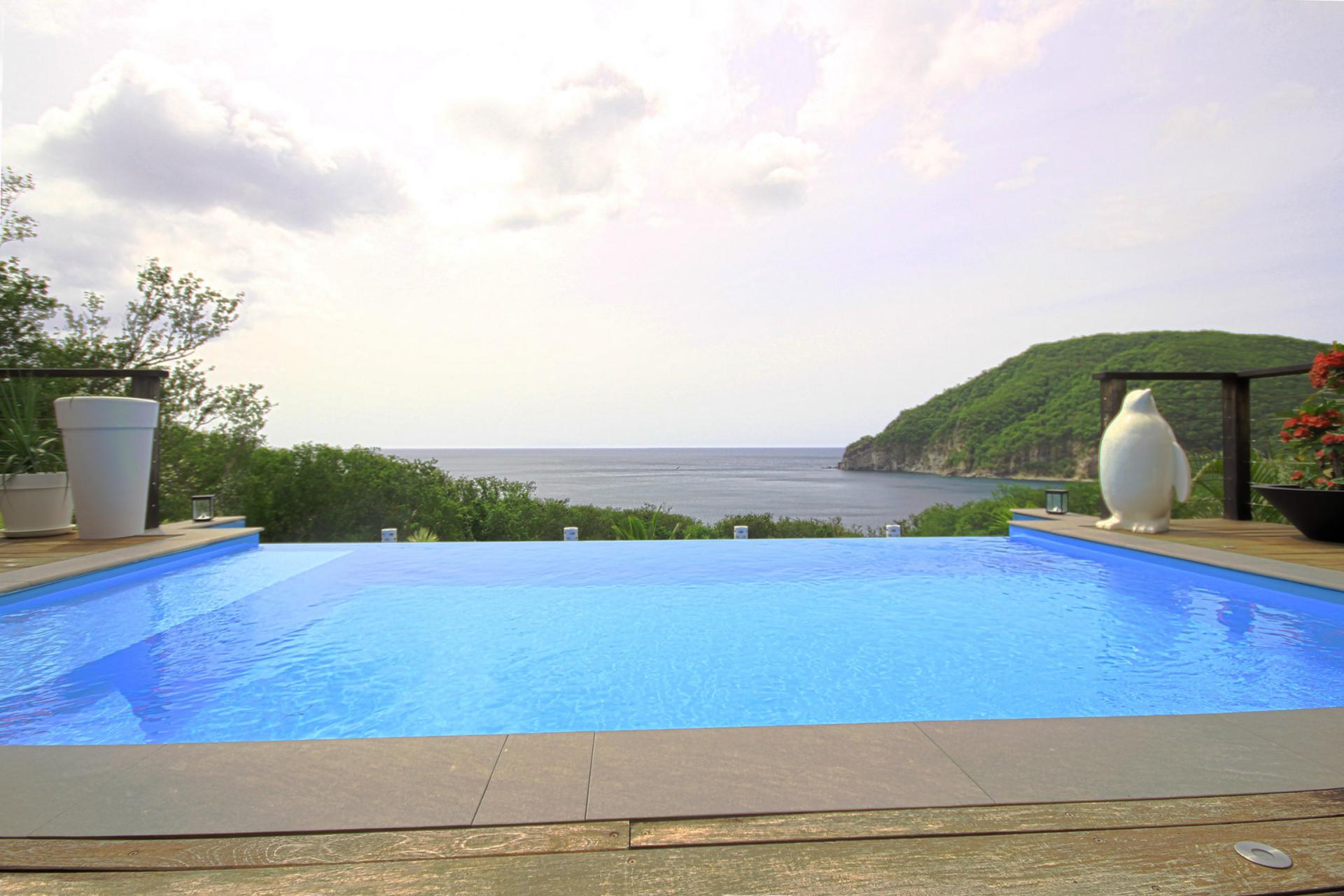 Location villa de charme à Dehaies - Vue de la terrasse