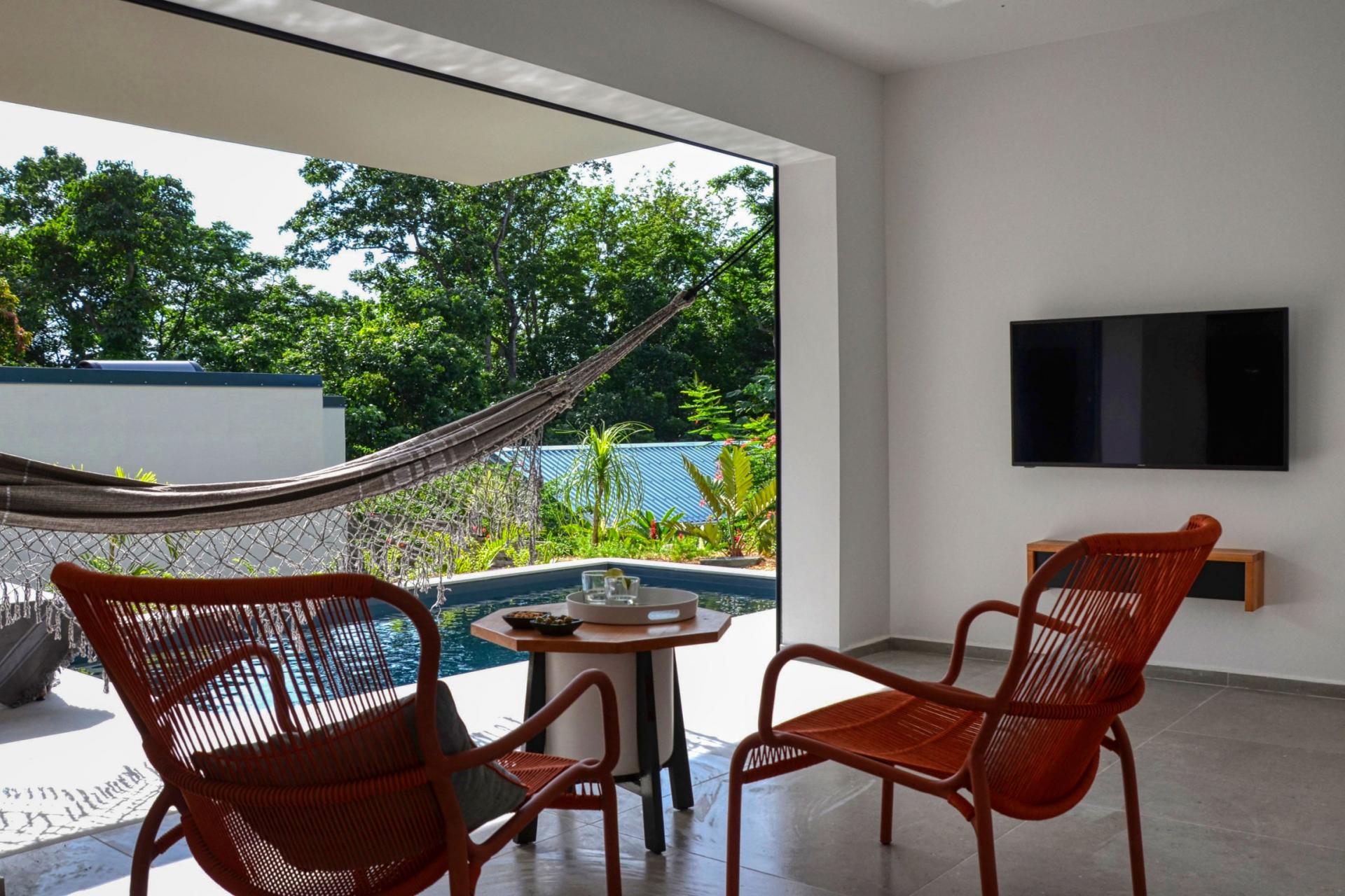 Location villa Deshaies Guadeloupe-salon