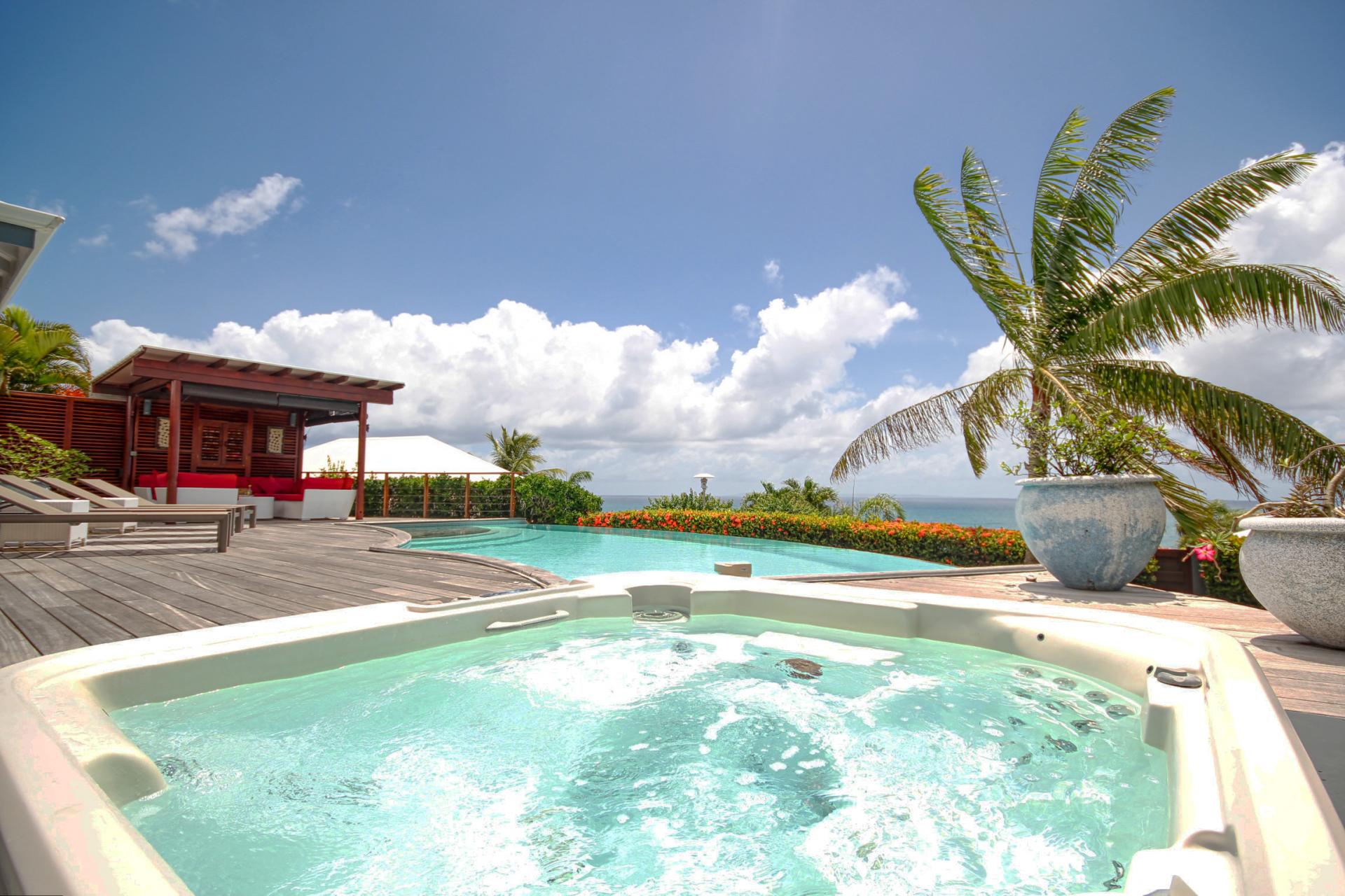 Location villa de luxe en Guadeloupe - Piscine et Carbet
