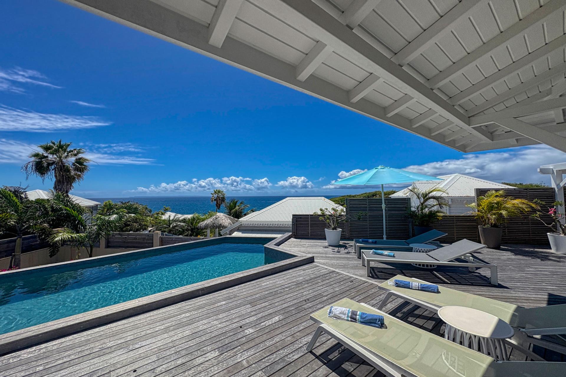 Location villa Guadeloupe Sainte Anne - 4 chambres 9 personnes - vue mer