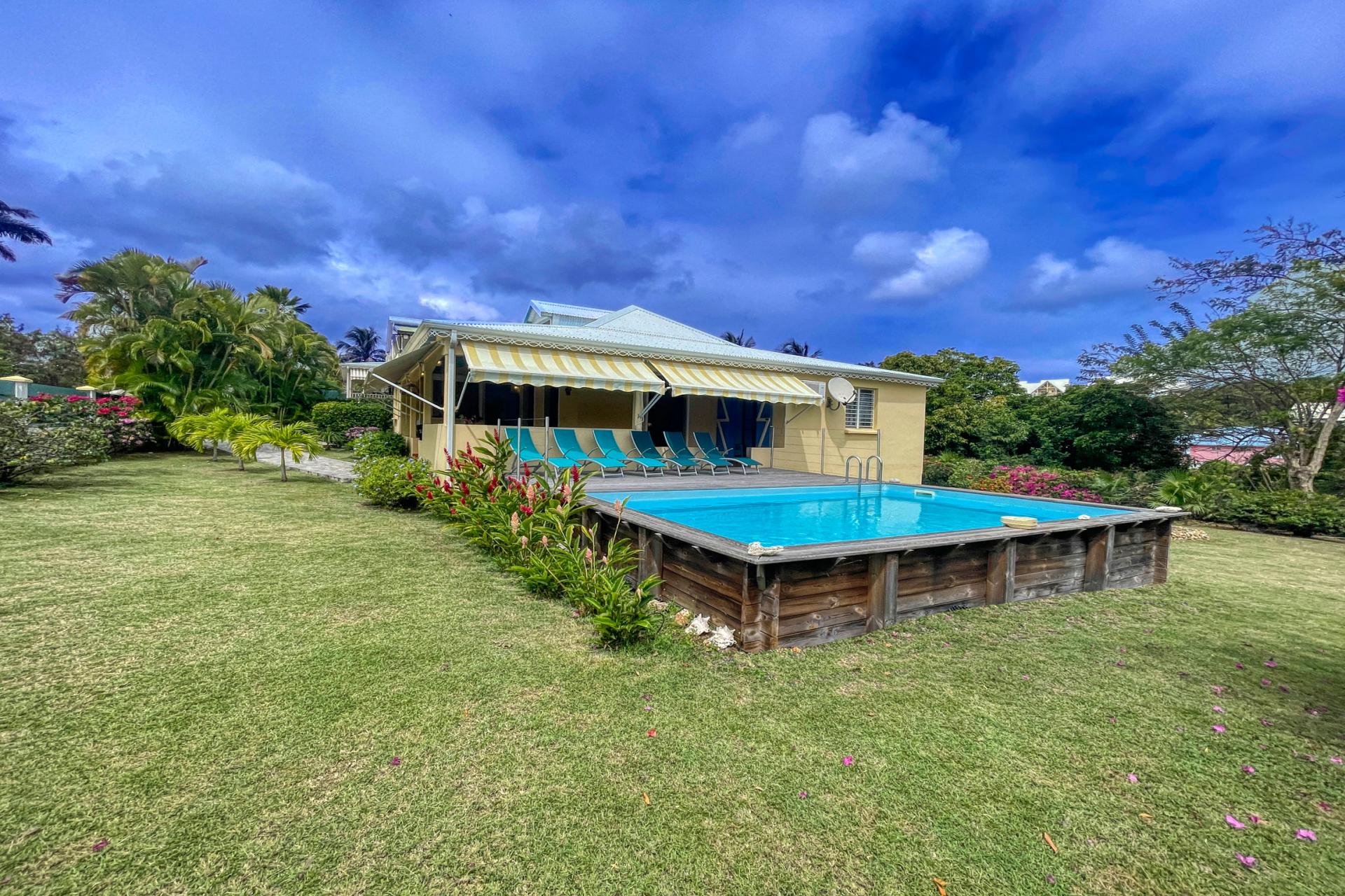 A louer villa sainte anne Guadeloupe -vue d'ensemble