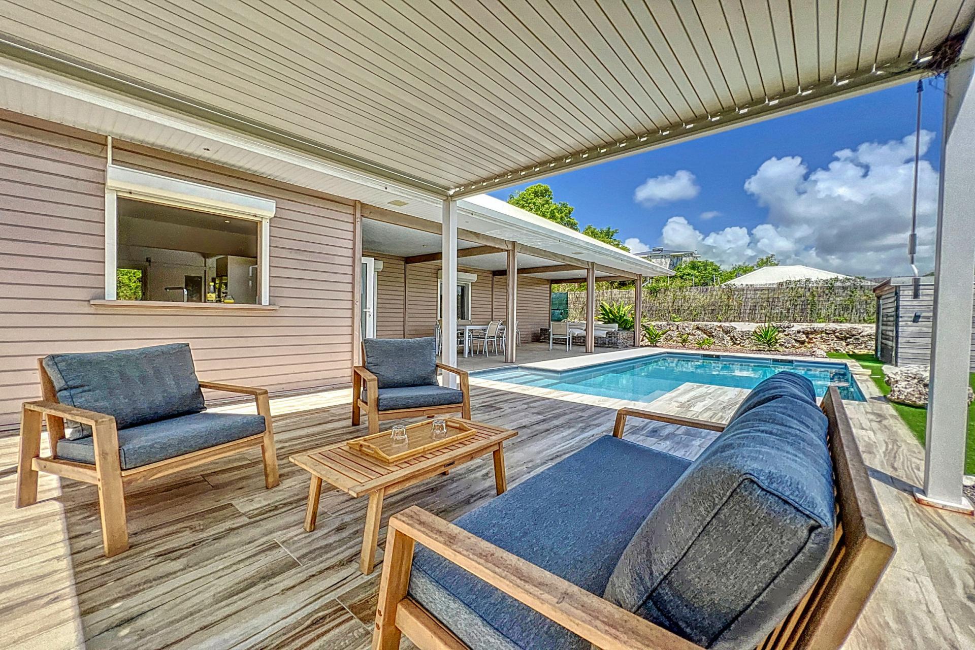 Location villa Sainte Anne Guadeloupe_walichi-Vue ensemble