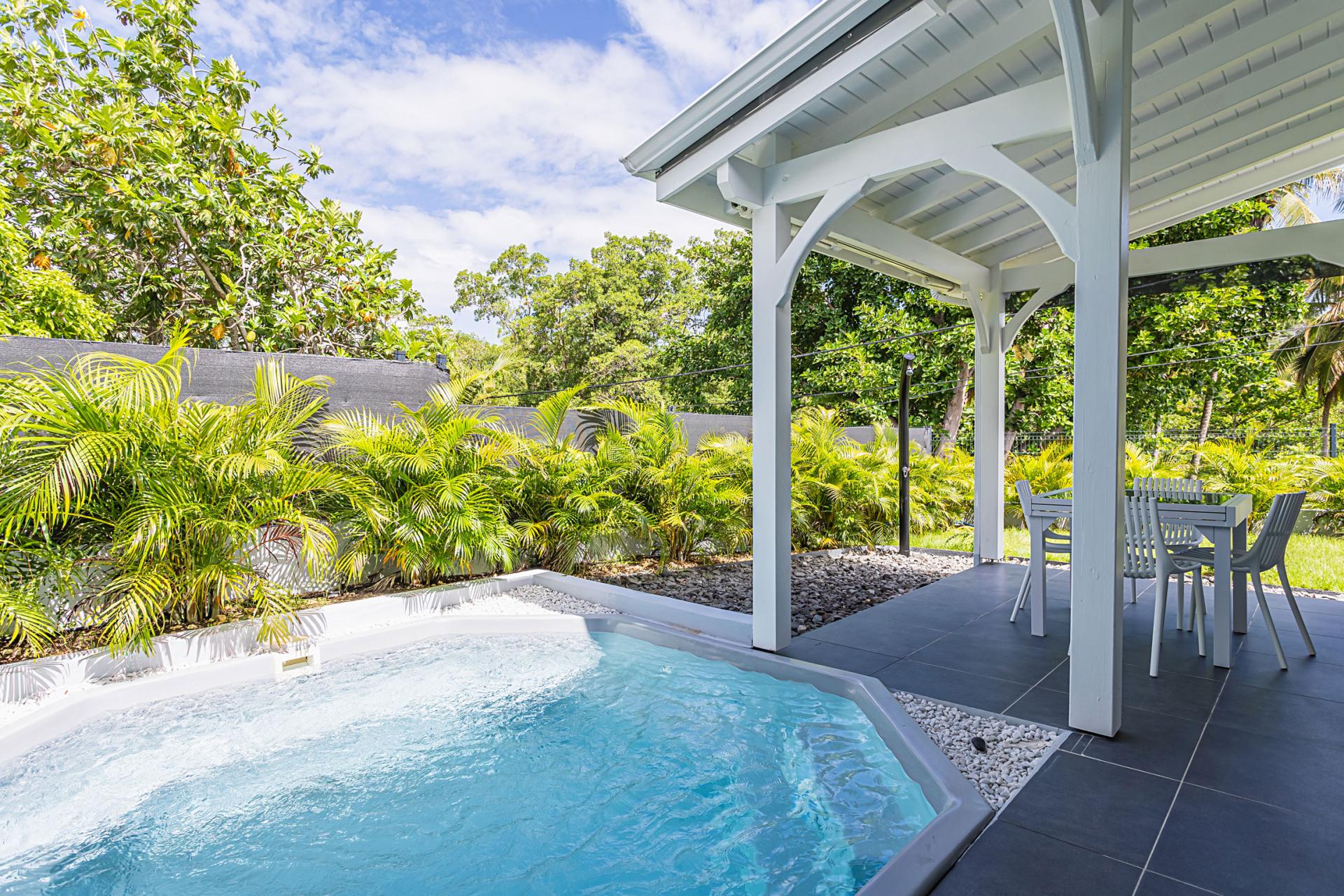Location villa Sainte Anne piscine 1400m plage guadeloupe - piscine