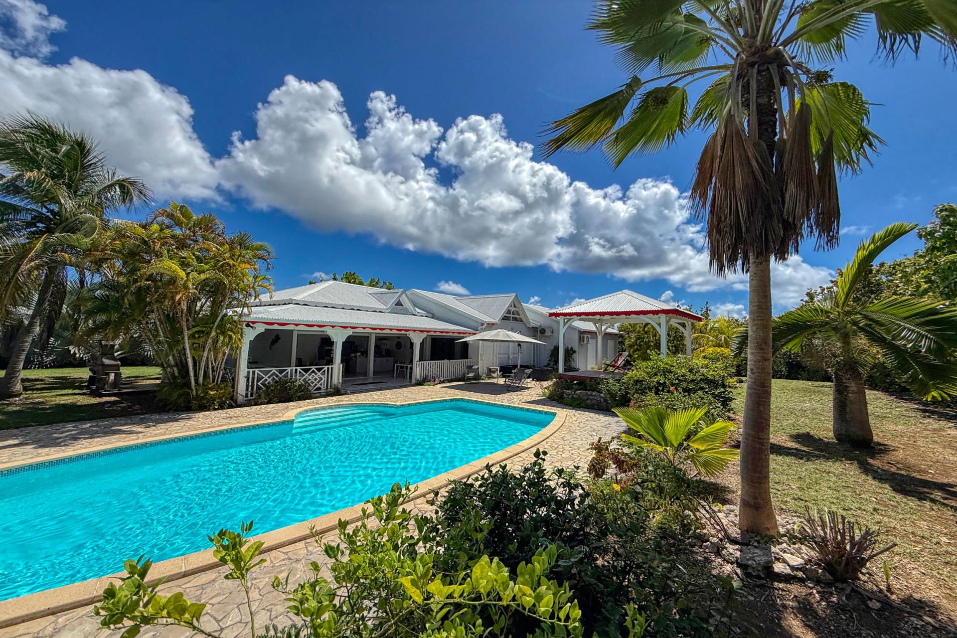 Guadeloupe Saint François- location villa 4 chambres 8 personnes avec piscine