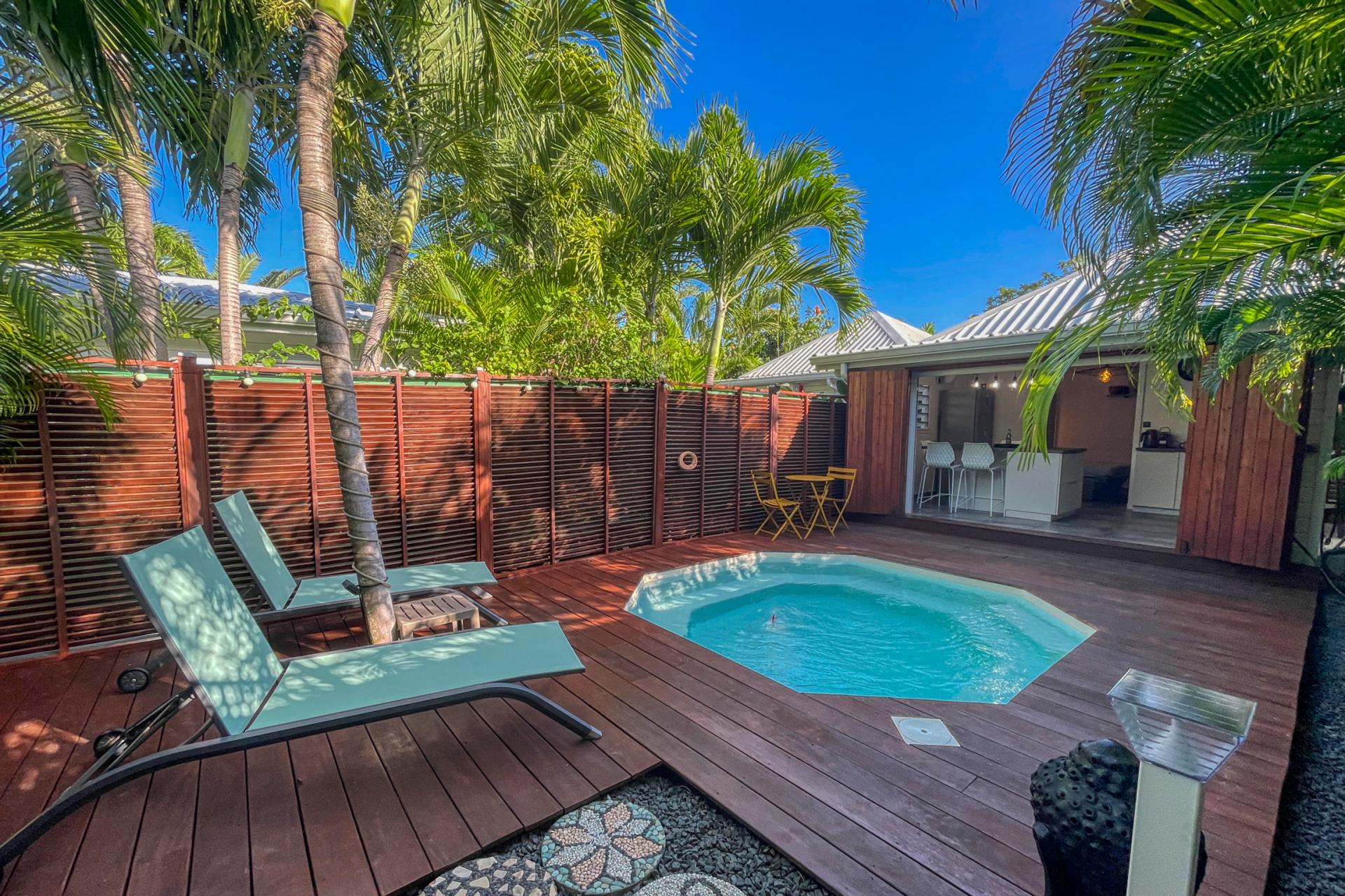 Location villa 4 personnes Saint François Guadeloupe- vue d'ensemble
