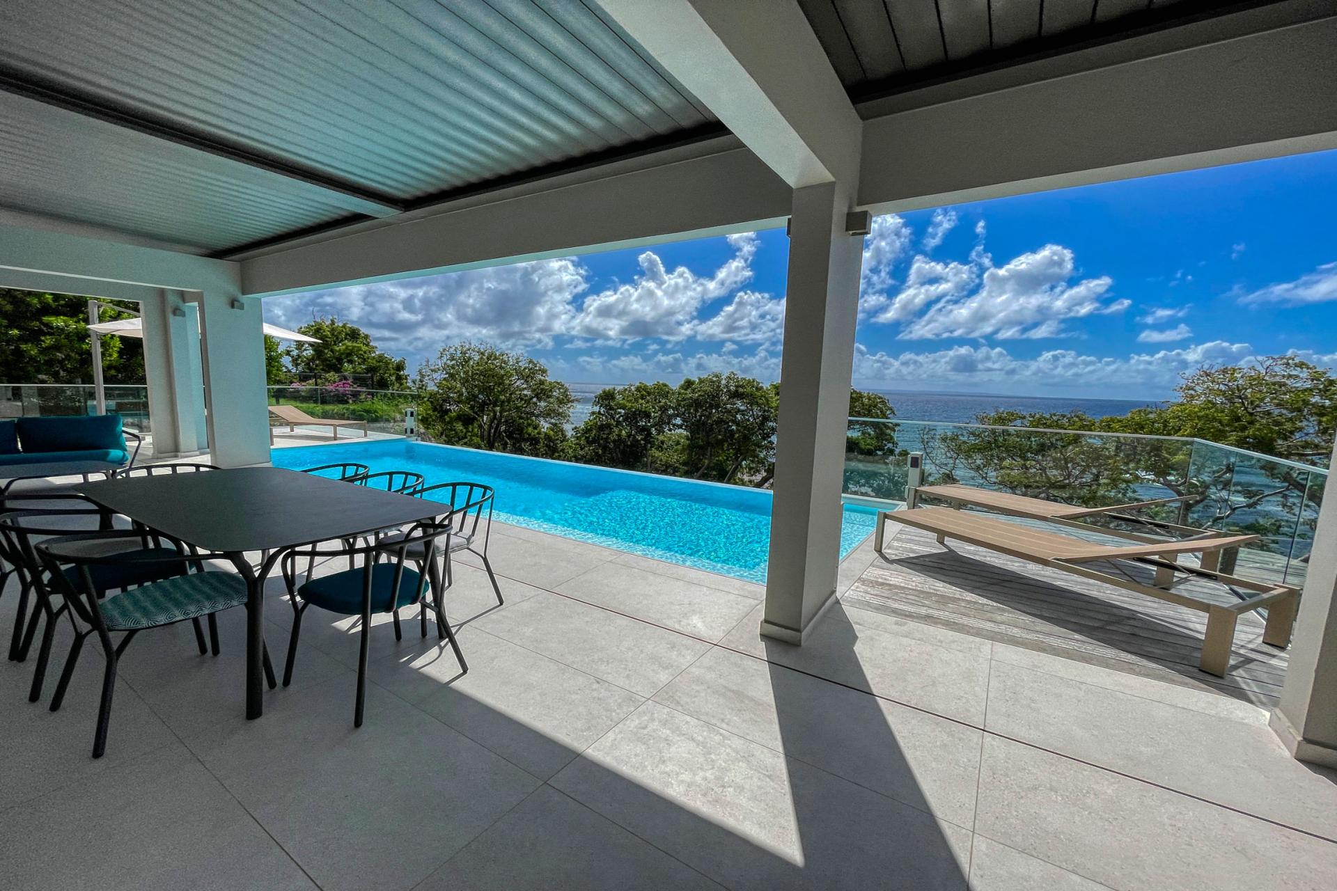 Guadeloupe Saint François location villa vue mer__VUE ENSEMBLE