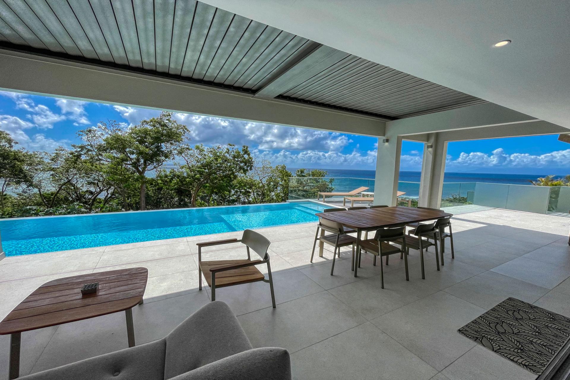 Guadeloupe Saint François location villa vue mer__terrasse