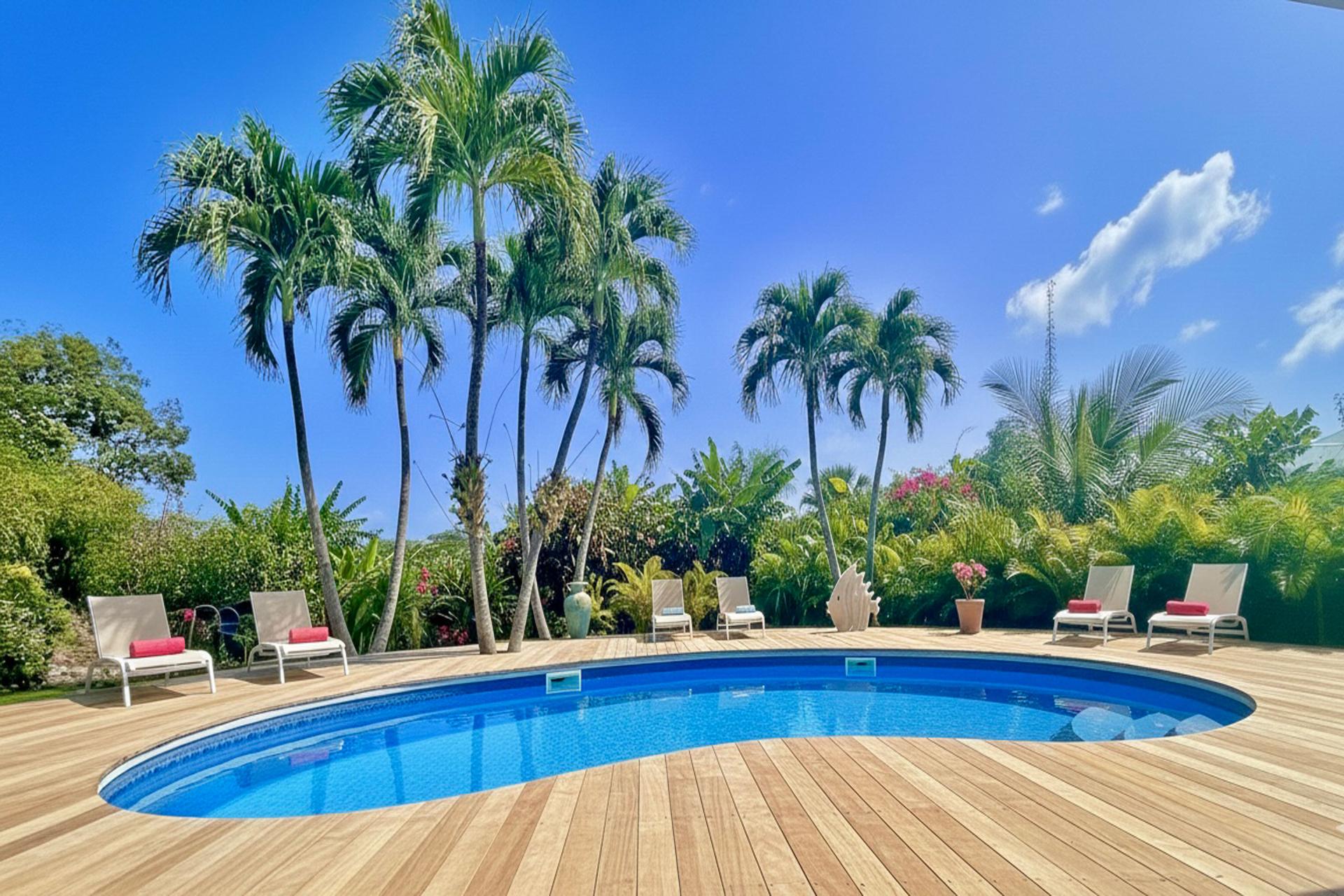 A louer villa 5 chambres Saint François Guadeloupe-vue ensemble