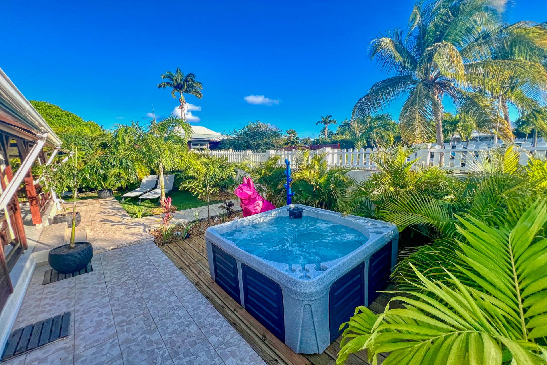 Location Villa Saint François Guadeloupe Jacuzzi