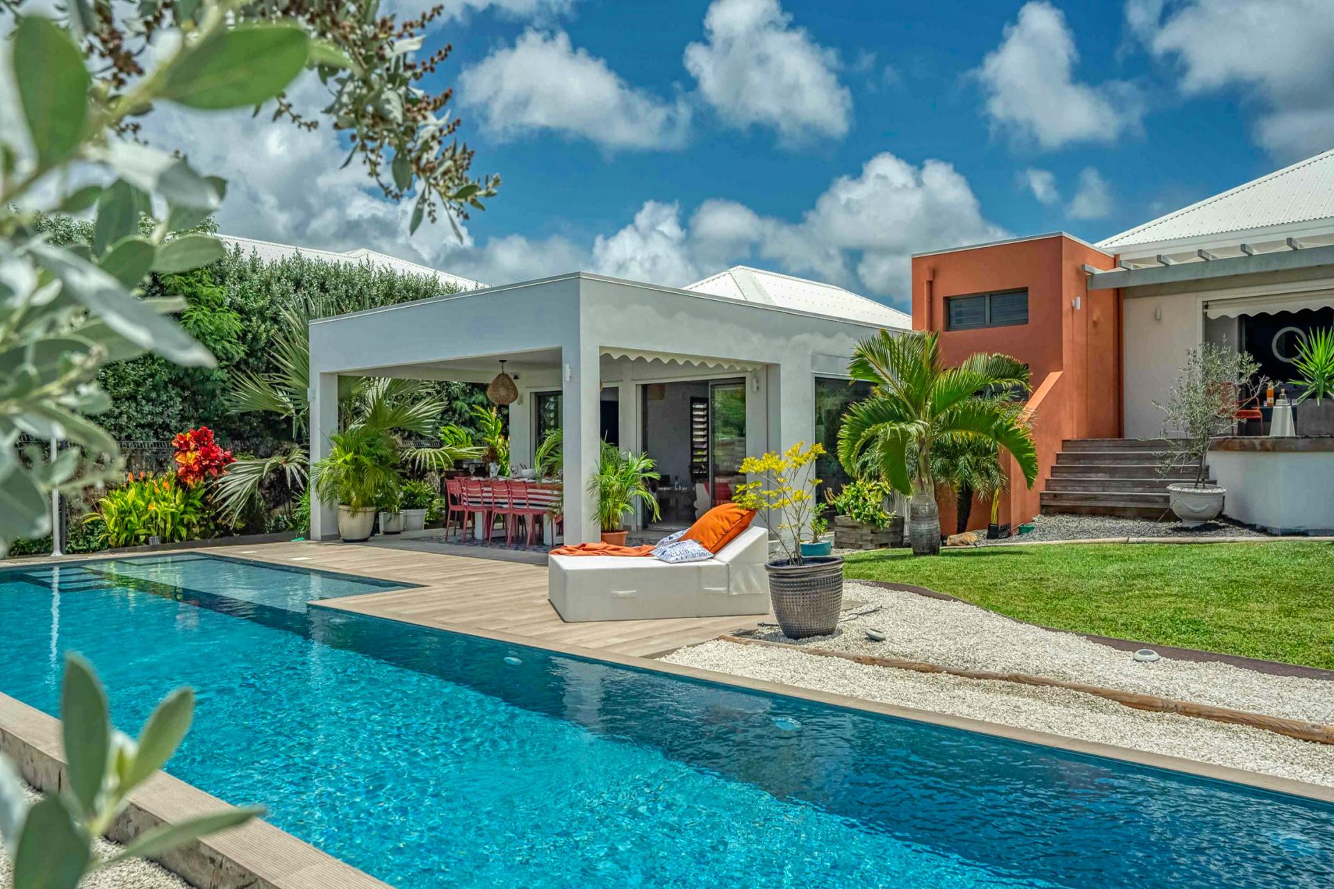 A louer villa piscine Saint François Guadeloupe_piscine