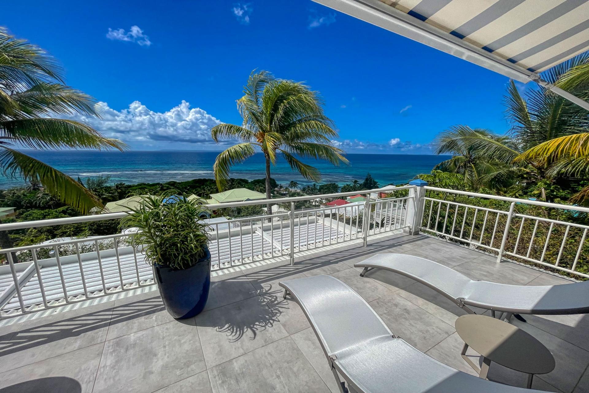 Location Duplex 4 personnes vue mer Saint François Guadeloupe_Vue mer