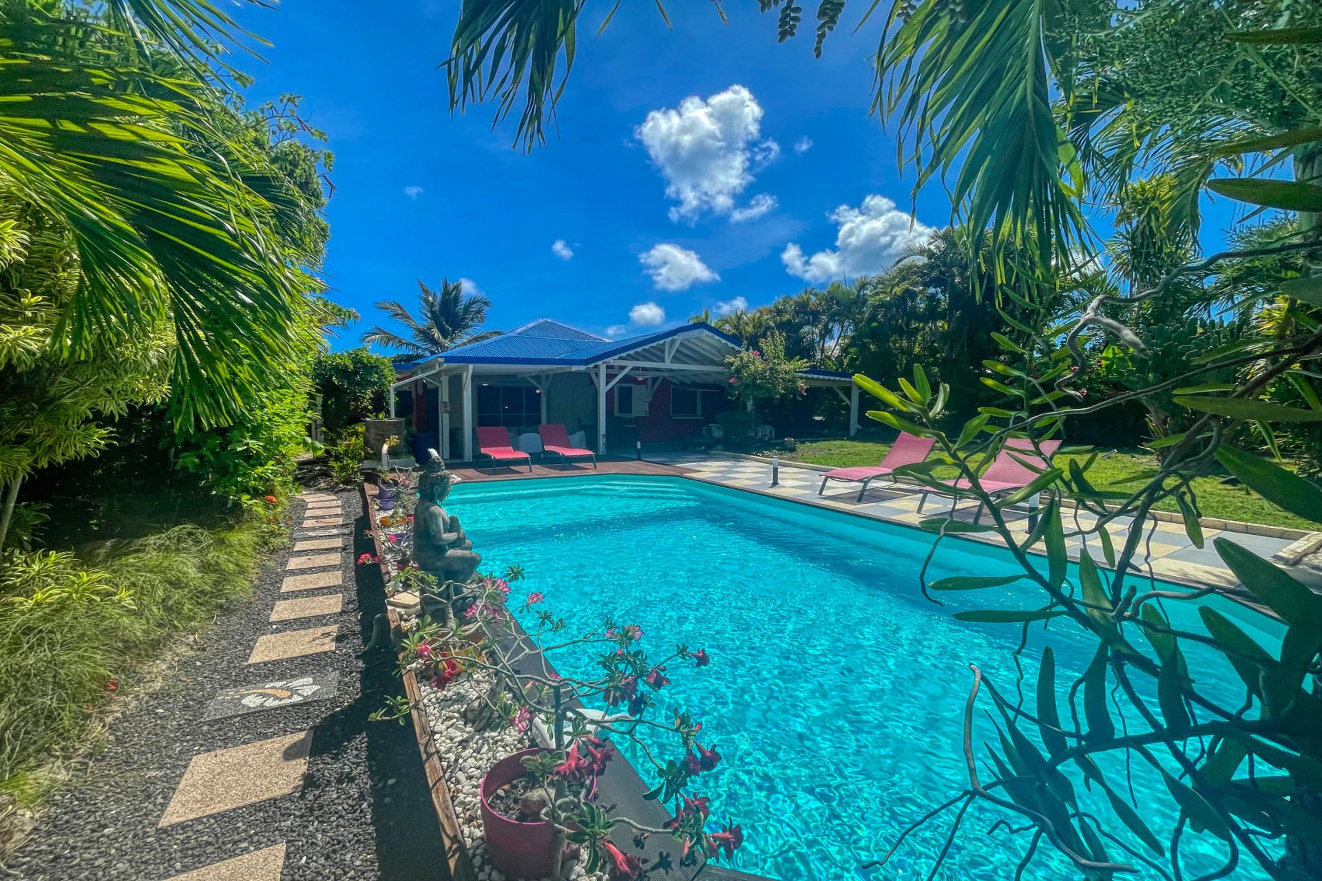 1.Location villa piscine St François Guadeloupe_Ensemble