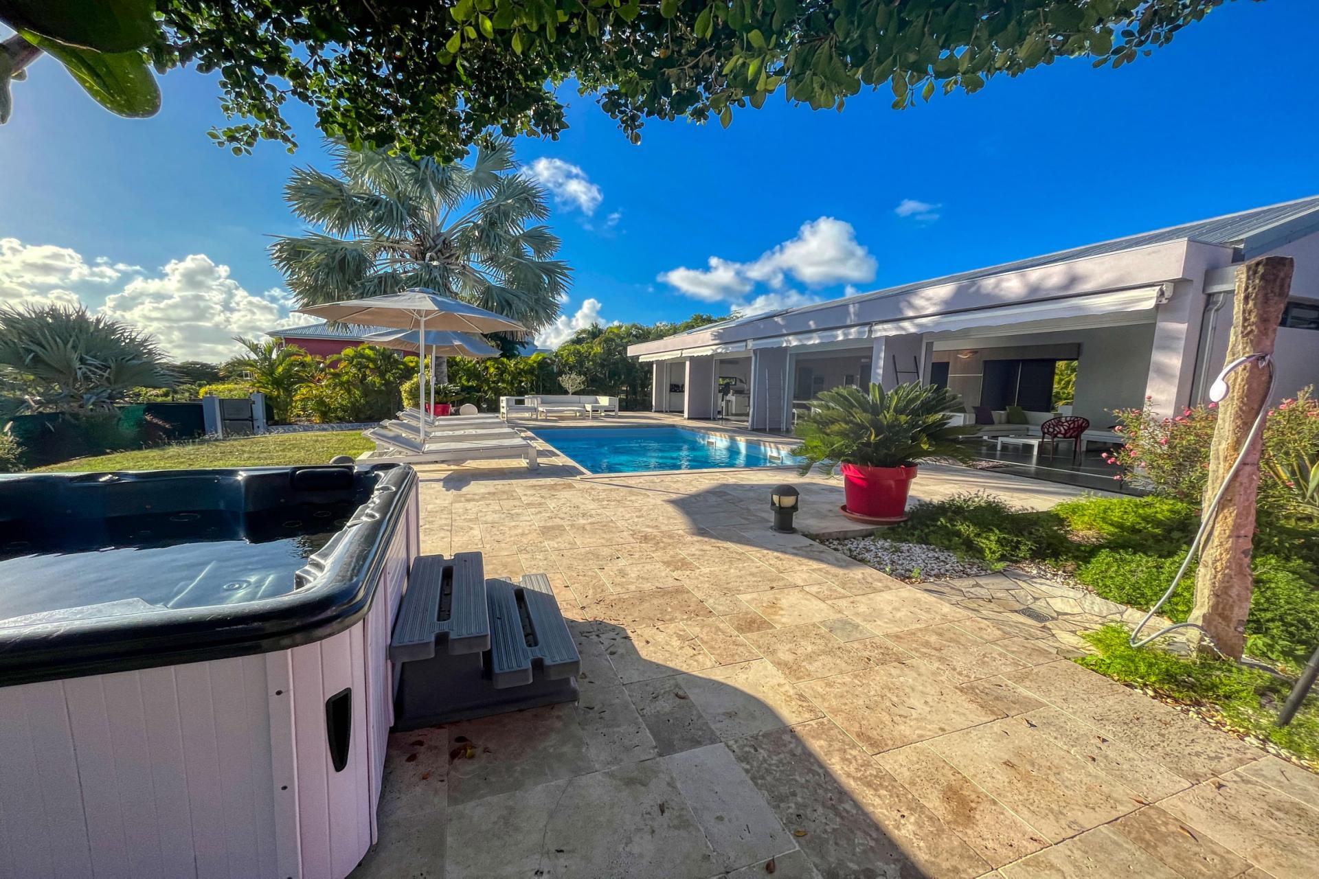 Location villa 4 chambres 8 personnes avec piscine à Saint François en Guadeloupe