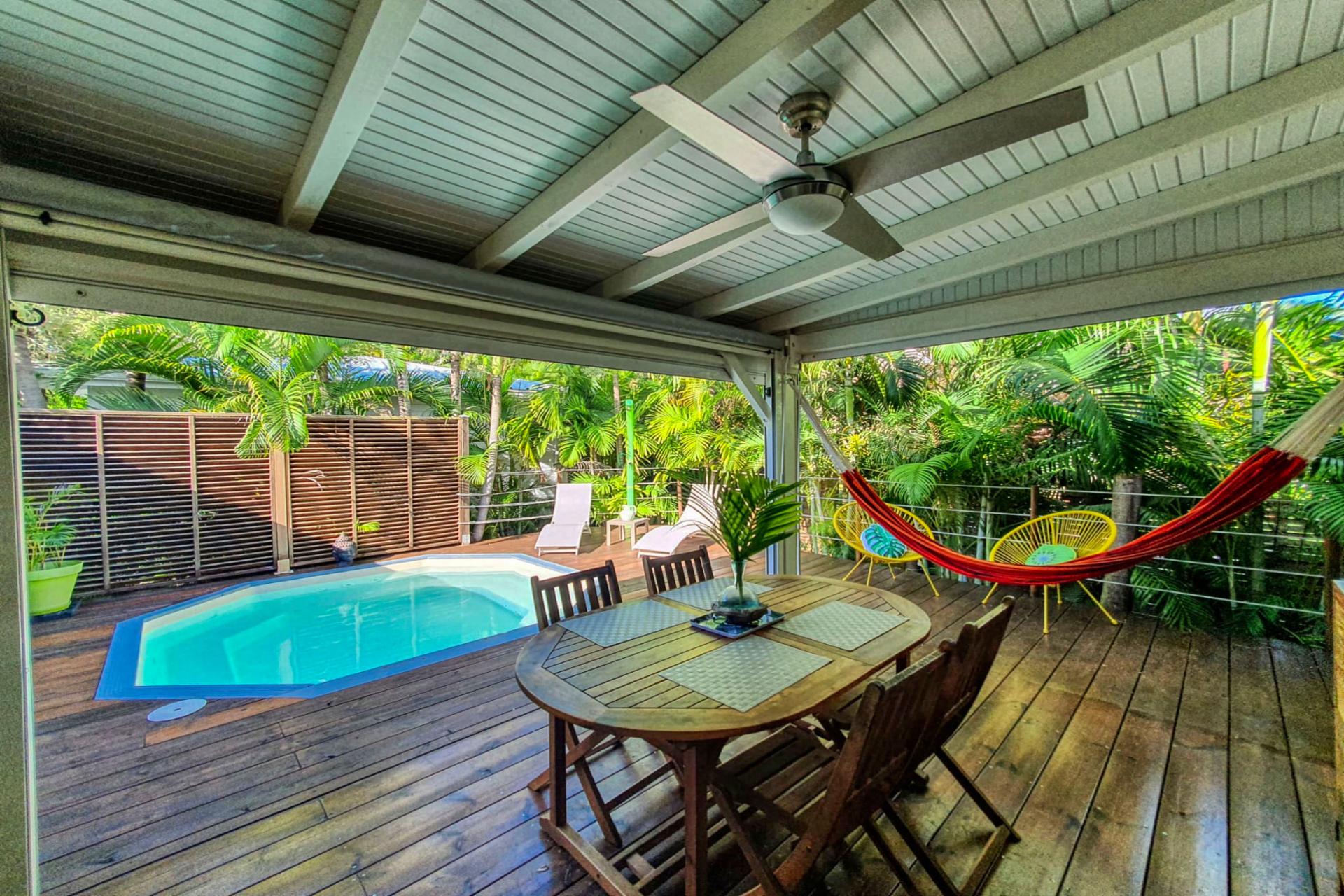 A louer bungalow piscine Saint François Guadeloupe - Ensemble