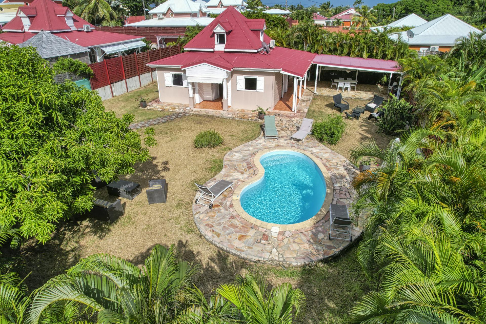 Villa à louer Saint François Guadeloupe__drone
