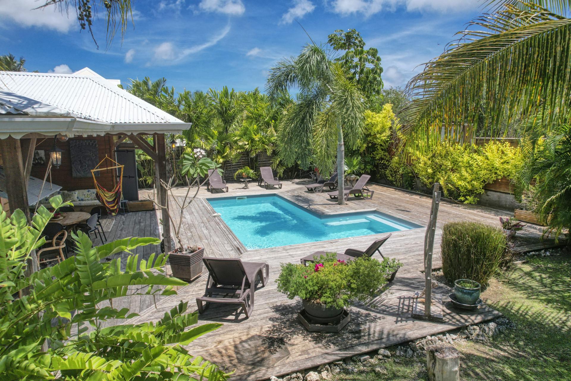 Villa à louer 3 chambres à Saint François Guadeloupe-ensemble