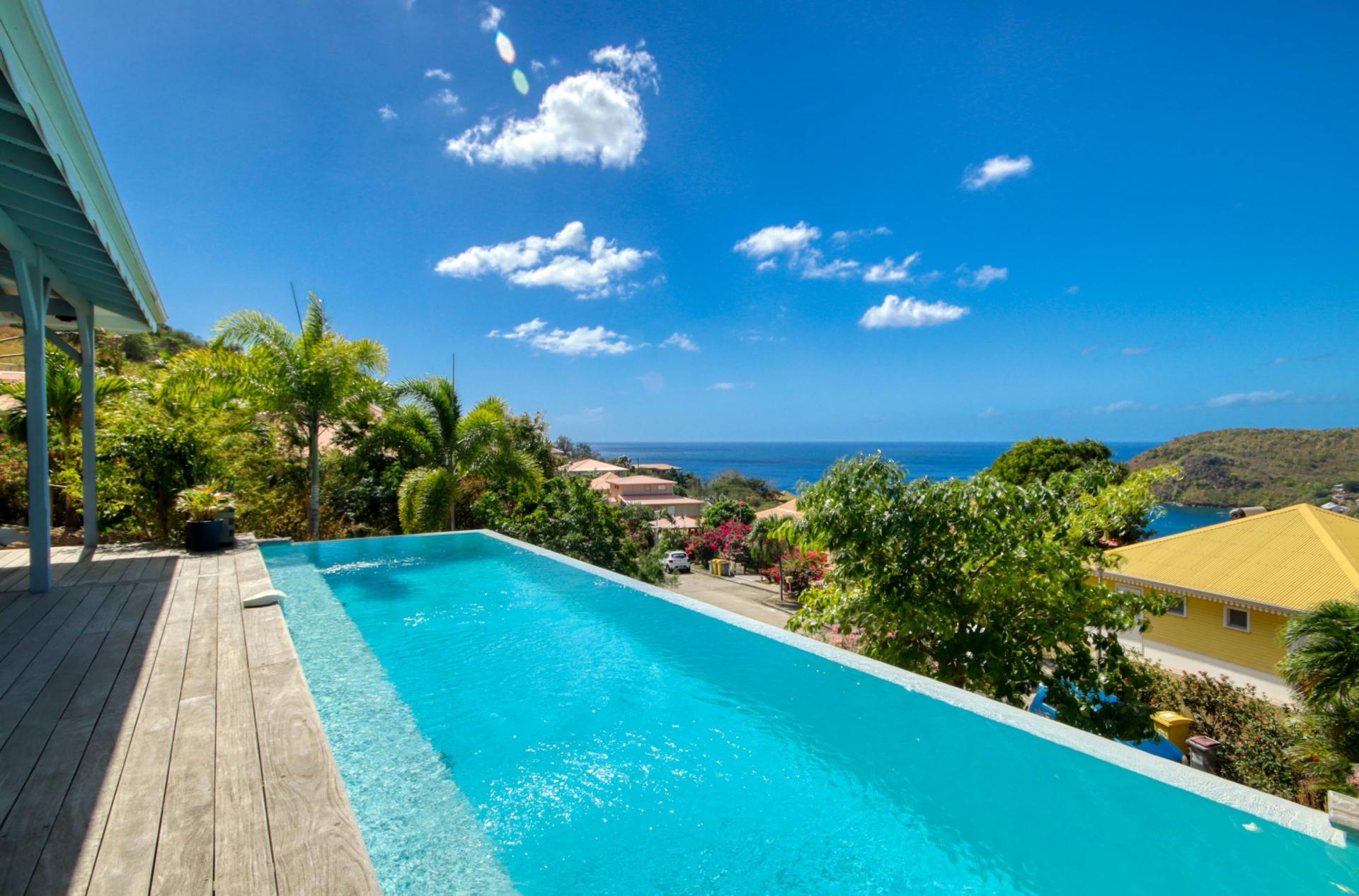 location de villa  6 personnes martinique vue mer et piscine