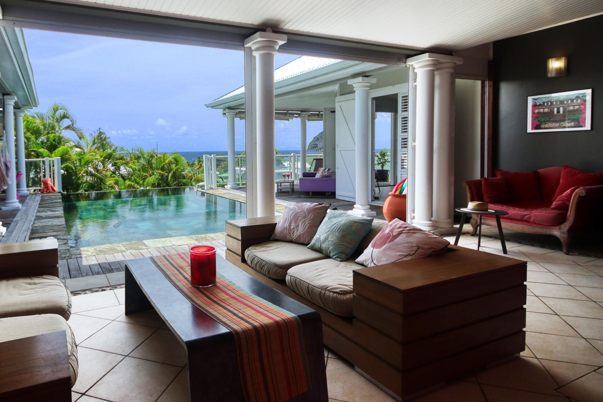 Location villa luxe Martinique - Salon 1