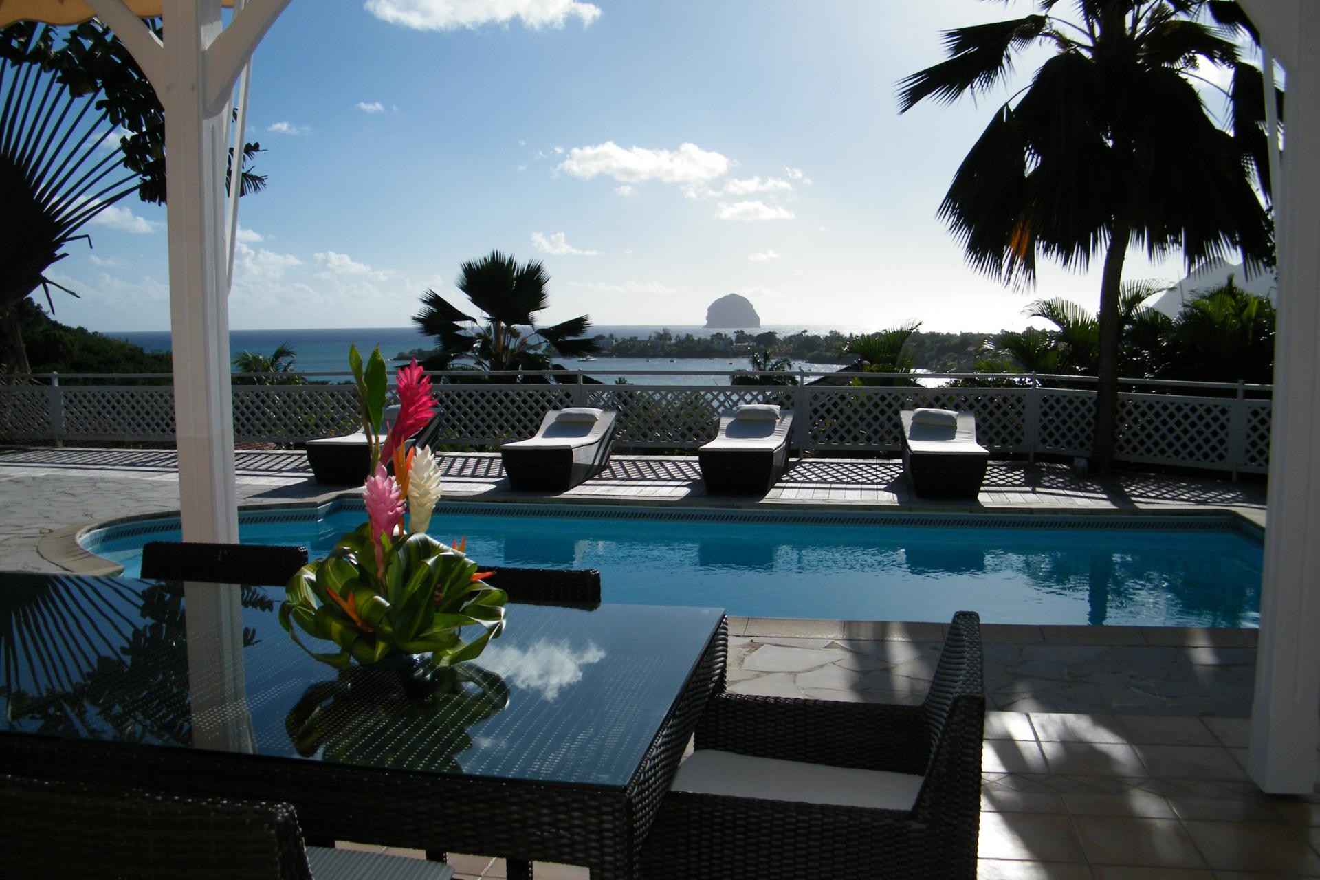 Martinique villa rental - Overview & Rocher du Diamant