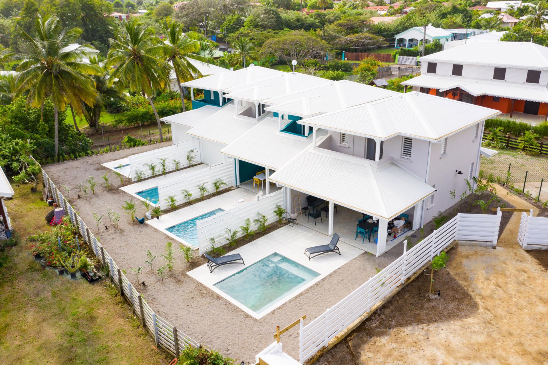 Location maison Martinique - Vue aérienne