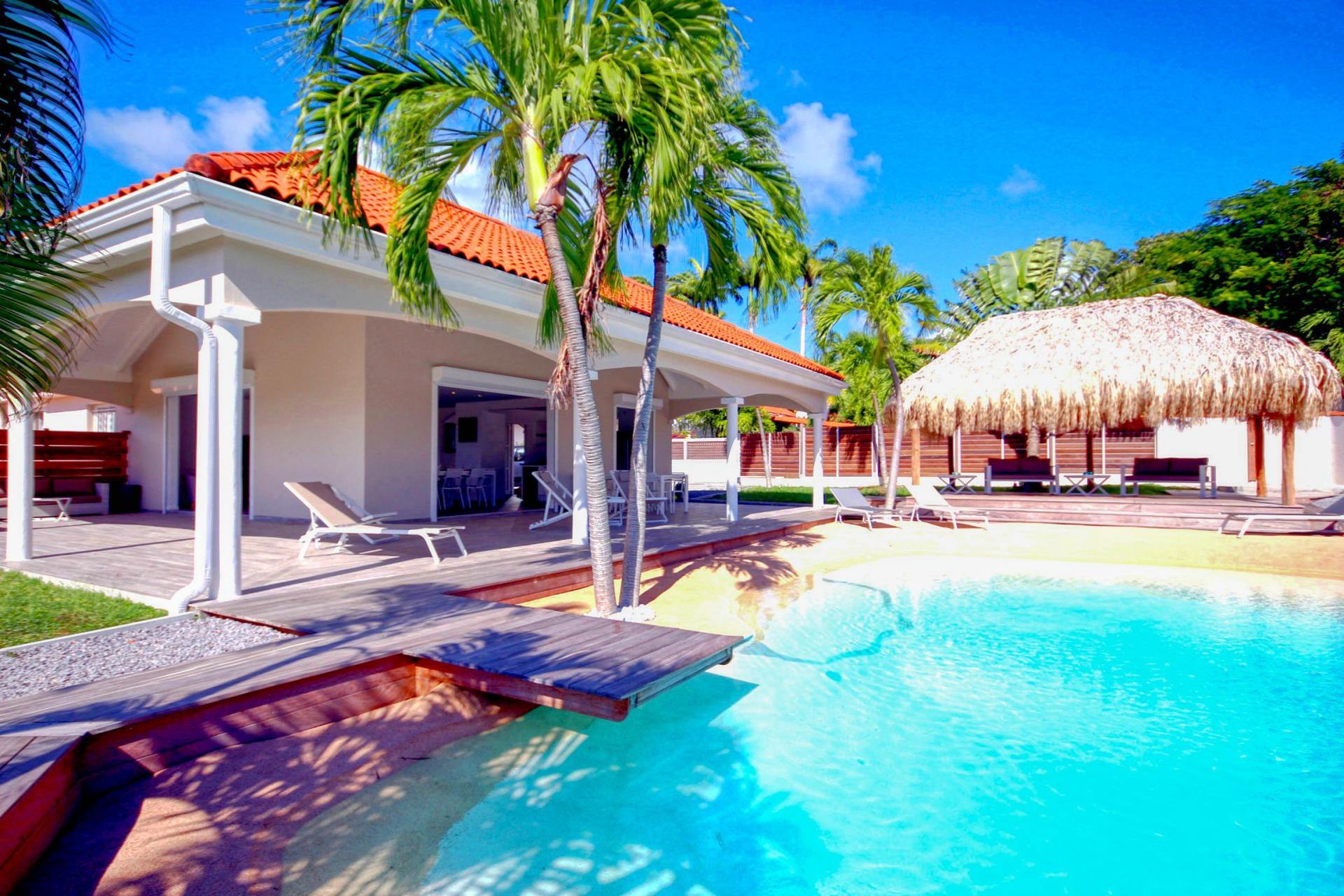 Location villa de luxe au François Martinique Vue d'ensemble