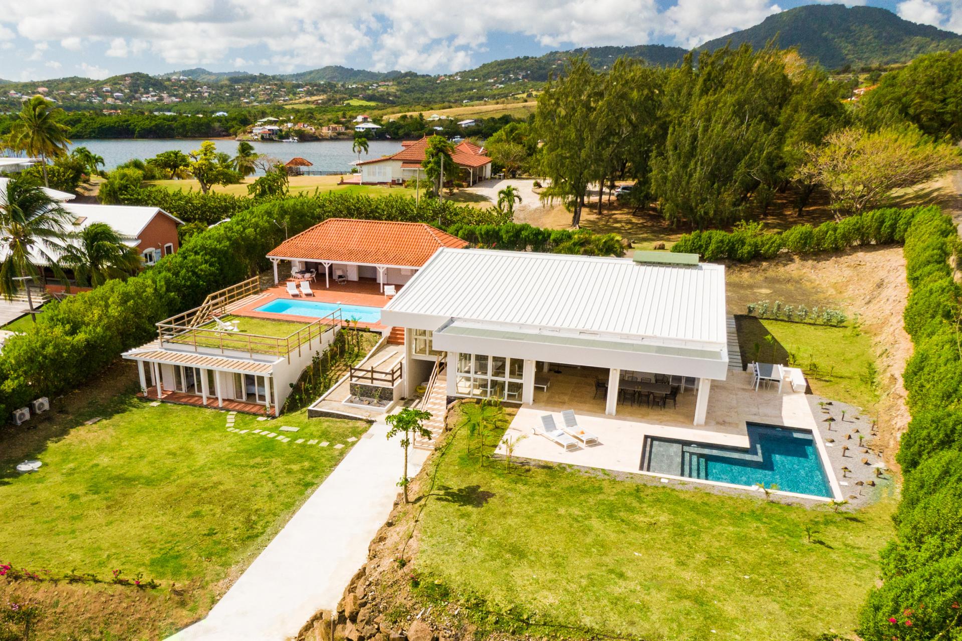 Location Villa Martinique vue aérienne