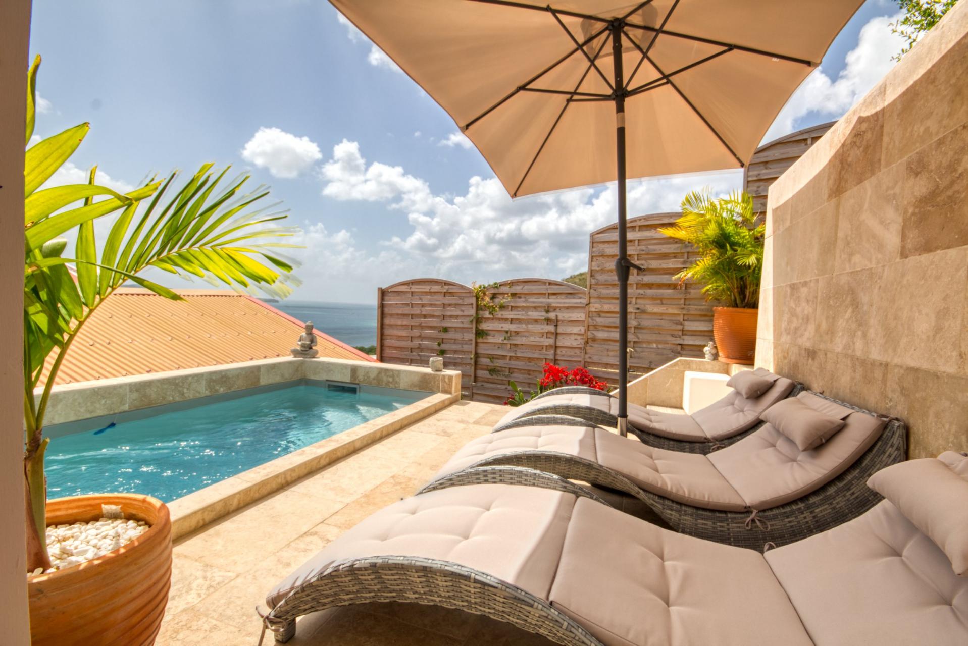 MQDI15 - Villa de standing avec piscine belle vue mer au Marin Martinique