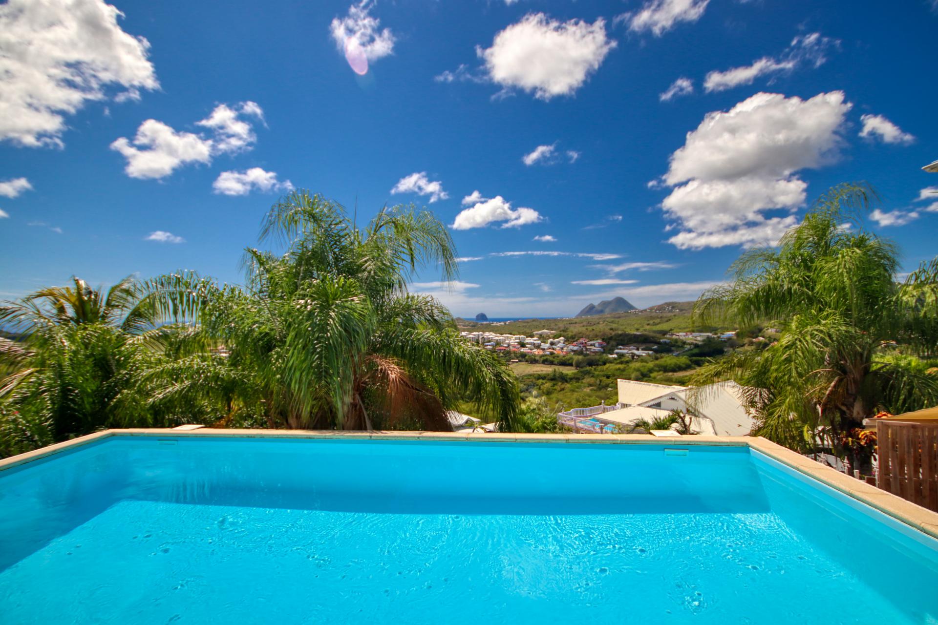 piscine vue mer location villa 10 personnes martinique