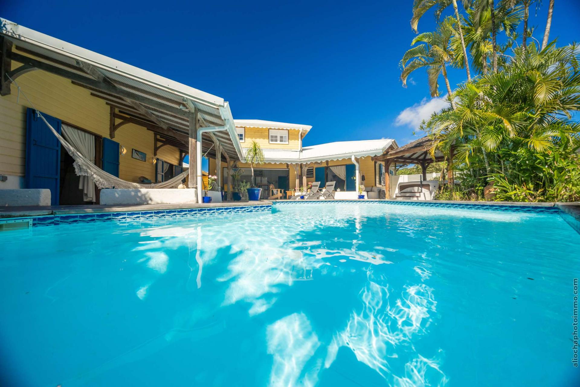piscine 1 location de villa Martinique 8 personnes