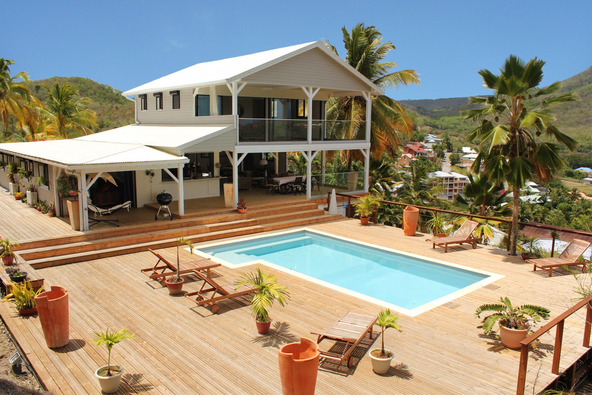Martinique vacation rentals - 16 guests villa rental