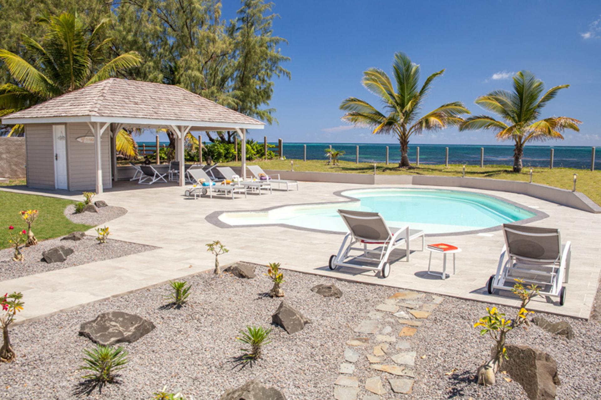 Villa luxe Martinique - Piscine, carbet et vue mer