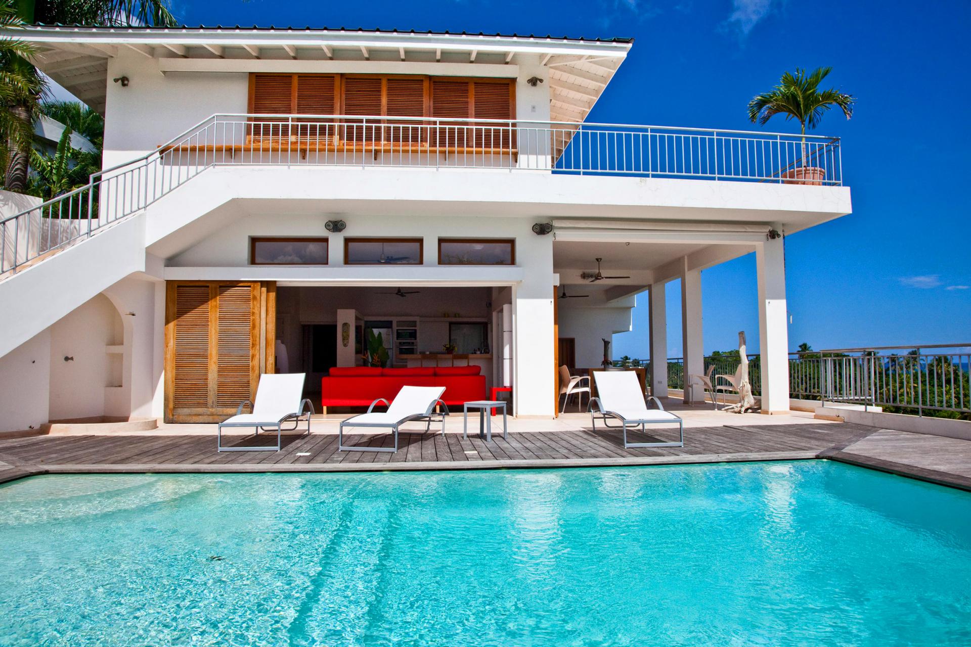 Location villa Las Terrenas - La villa avec piscine