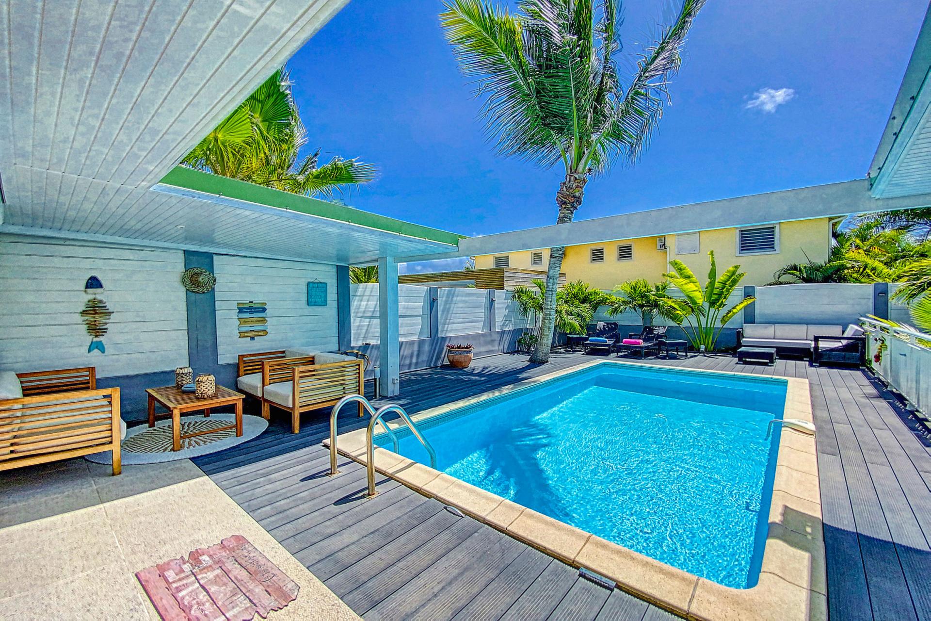 Location Villa 3 chambres Orient Bay St Martin-Picine-1