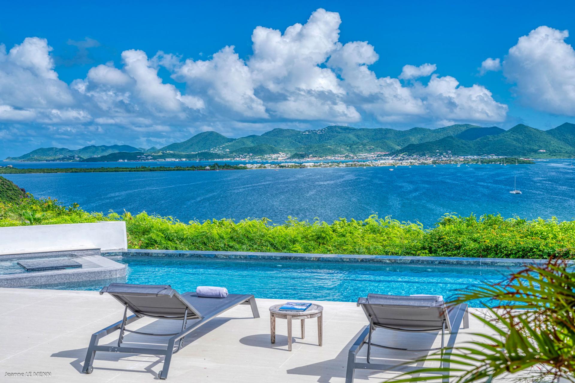 A louer villa 3 chambre Terres Basses Saint Martin_ Piscine