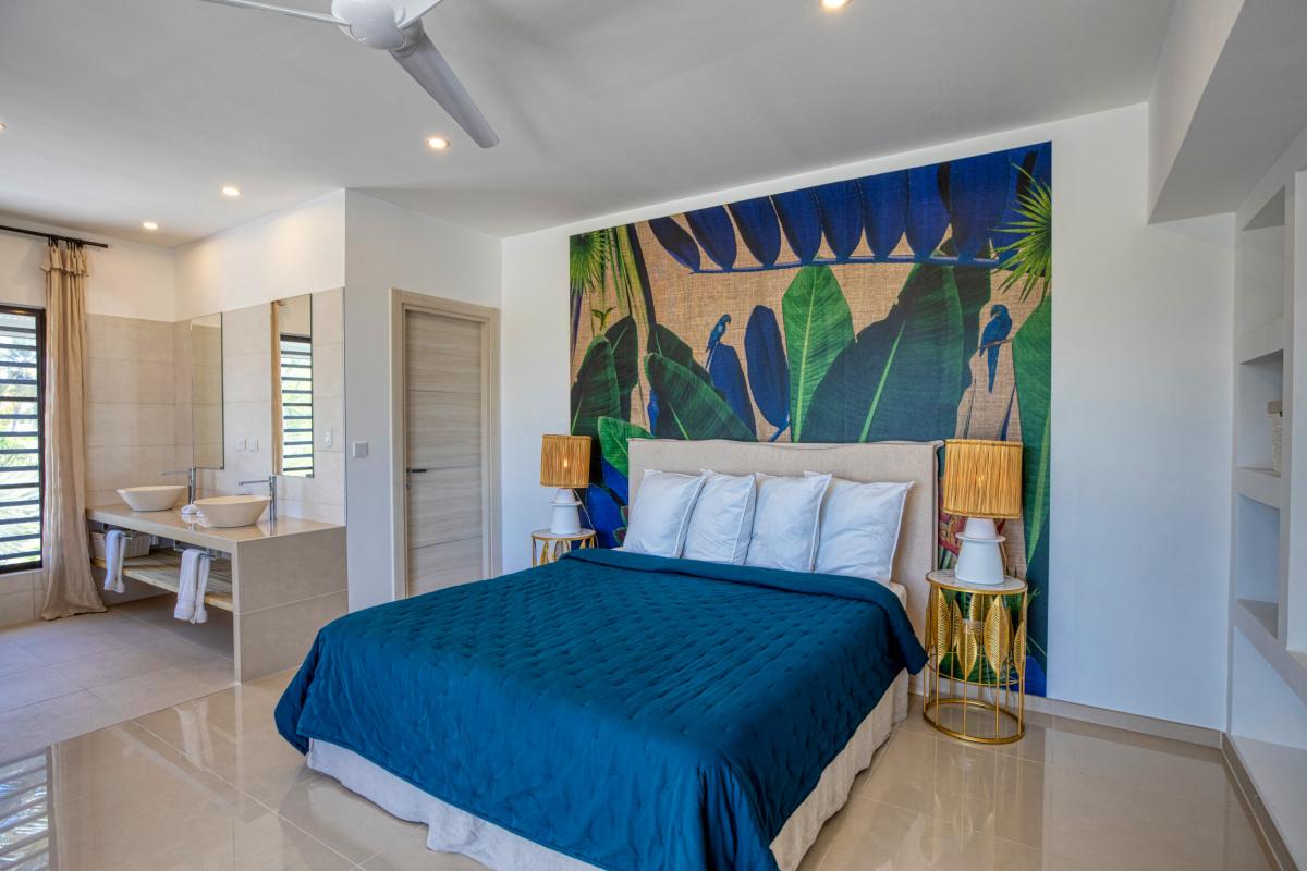 Location villa Alma 4 chambres 8 personnes avec piscine les pieds dans l'eau Beacon Hill Saint Martin