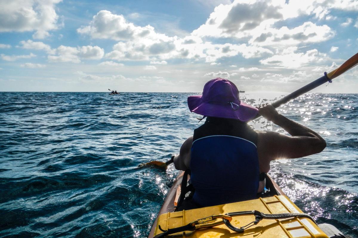 Kayak-en-mer-Saint-Martin