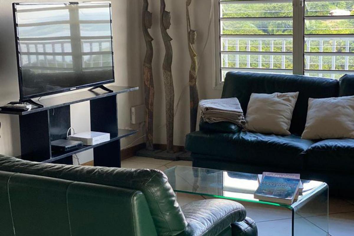 10-Location-villa-martinique_-Salon-et-télévision