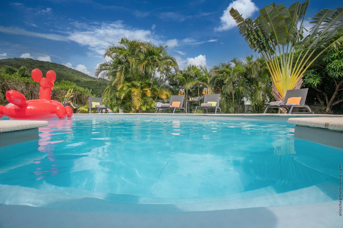 Location-villa-le-Diamant-Martinique-Piscine