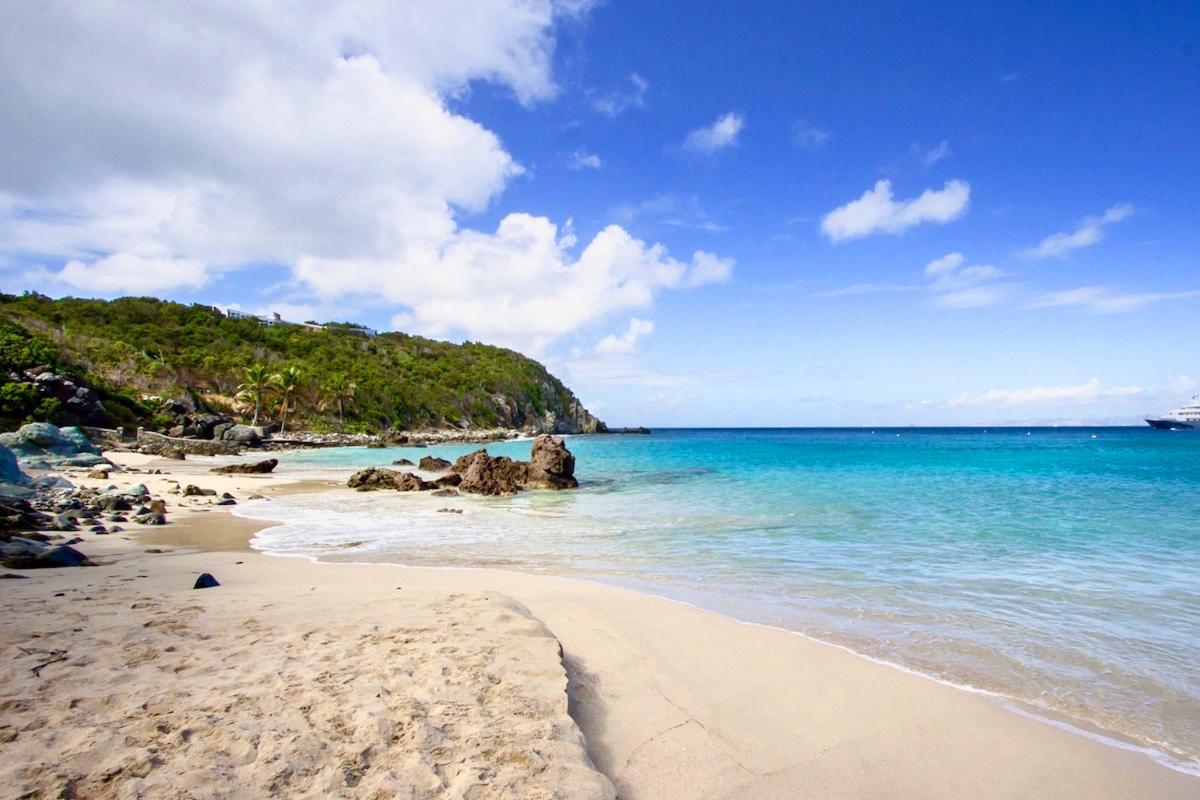 Plage de Colombier Saint Barthélémy