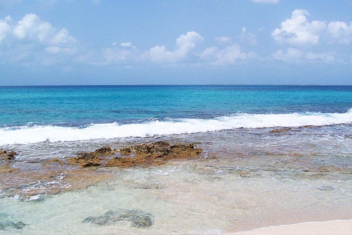 Baie aux Prunes sable blanc