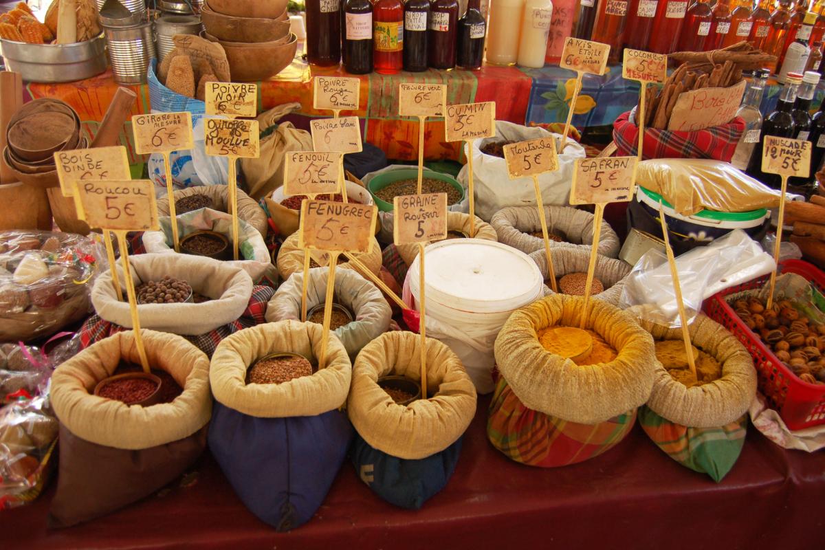 Epices marché de Sainte Anne - Guadeloupe