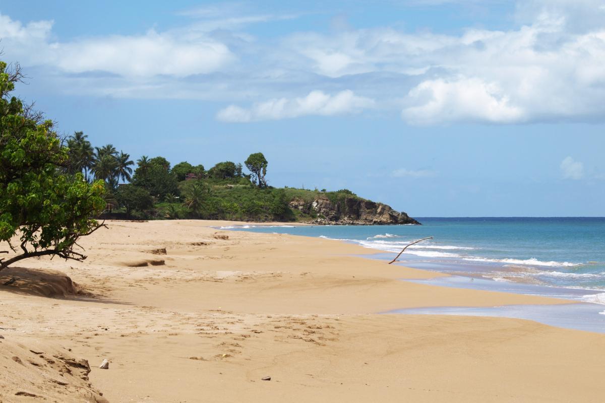 Anse de La Perle beach golden sand