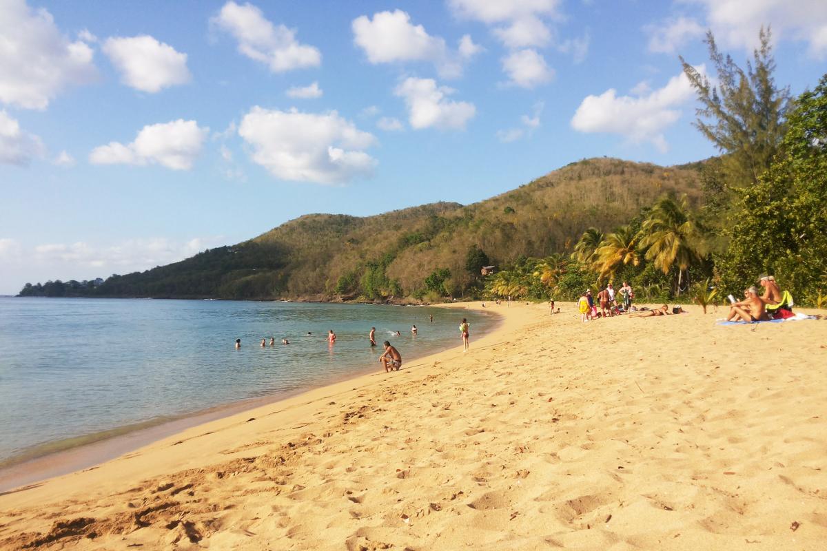 Plage de Grande Anse - sable doré